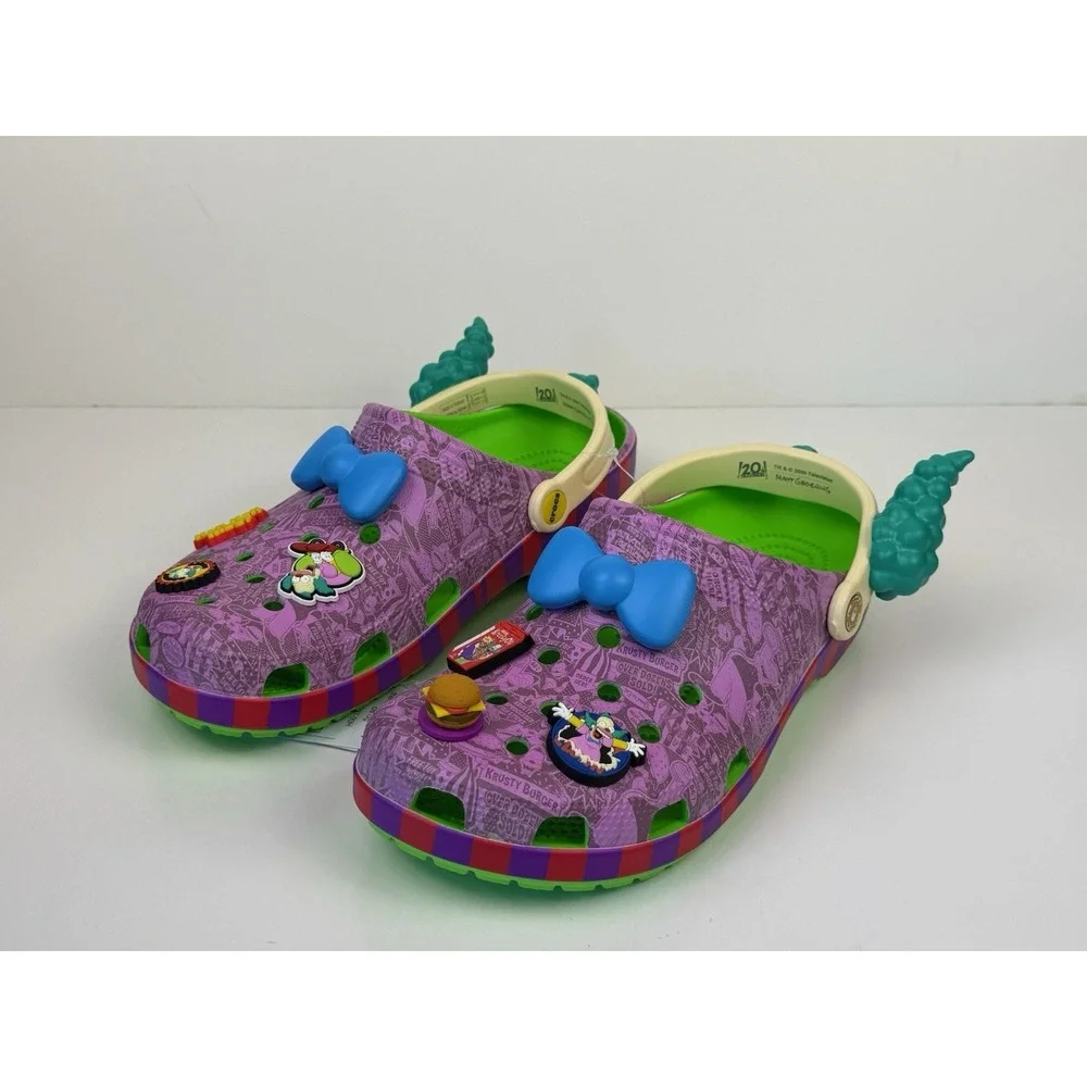 Crocs Classic Clog Men's Size 9 The Simpsons Krusty the Clown‎ 211107-90H